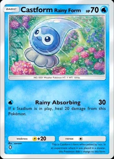 Castform Rainy Form