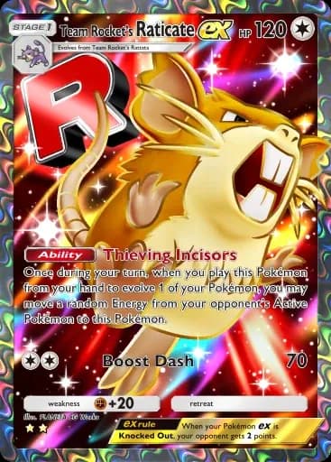 ロケット団のラッタ ex