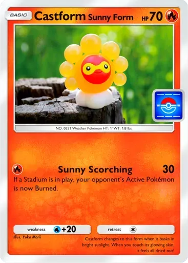 Castform Sunny Form